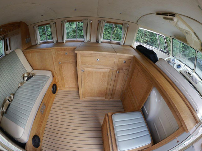 Fisheye lens shot of the interior